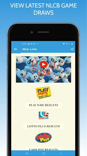 Android application Nlcb Lotto screenshort