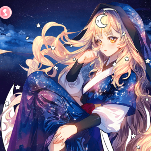 Anime Puzzle Color With Number Download on Windows