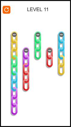 Chain Color Sort - Screenshot 3