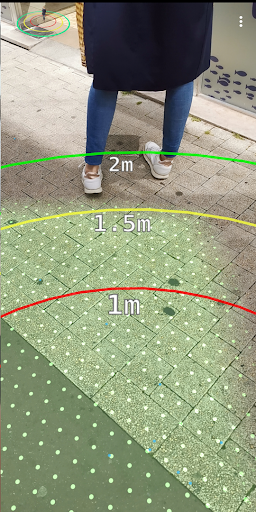 AR AroundMe Social Distancing