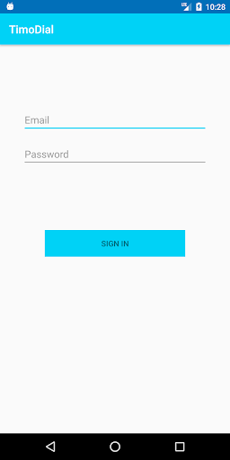 Android application TimoDial screenshort