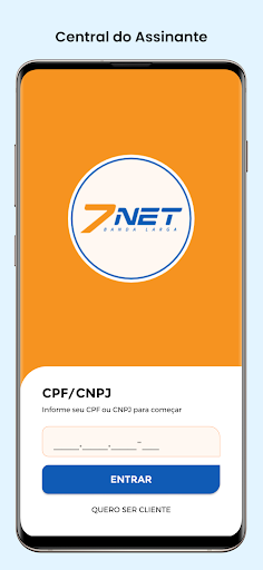 Android application 7Net Banda Larga screenshort