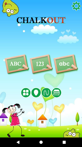 Android application Chalk Out :Learn ABC & 123 PRO screenshort