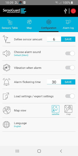 Android application SG Patrol screenshort