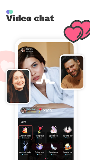 Cutee - Live Video Chat Screen 2