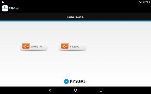 PRIV-set Screen 3