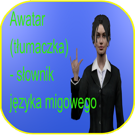 Awatar/tłumaczka słownik język  Icon