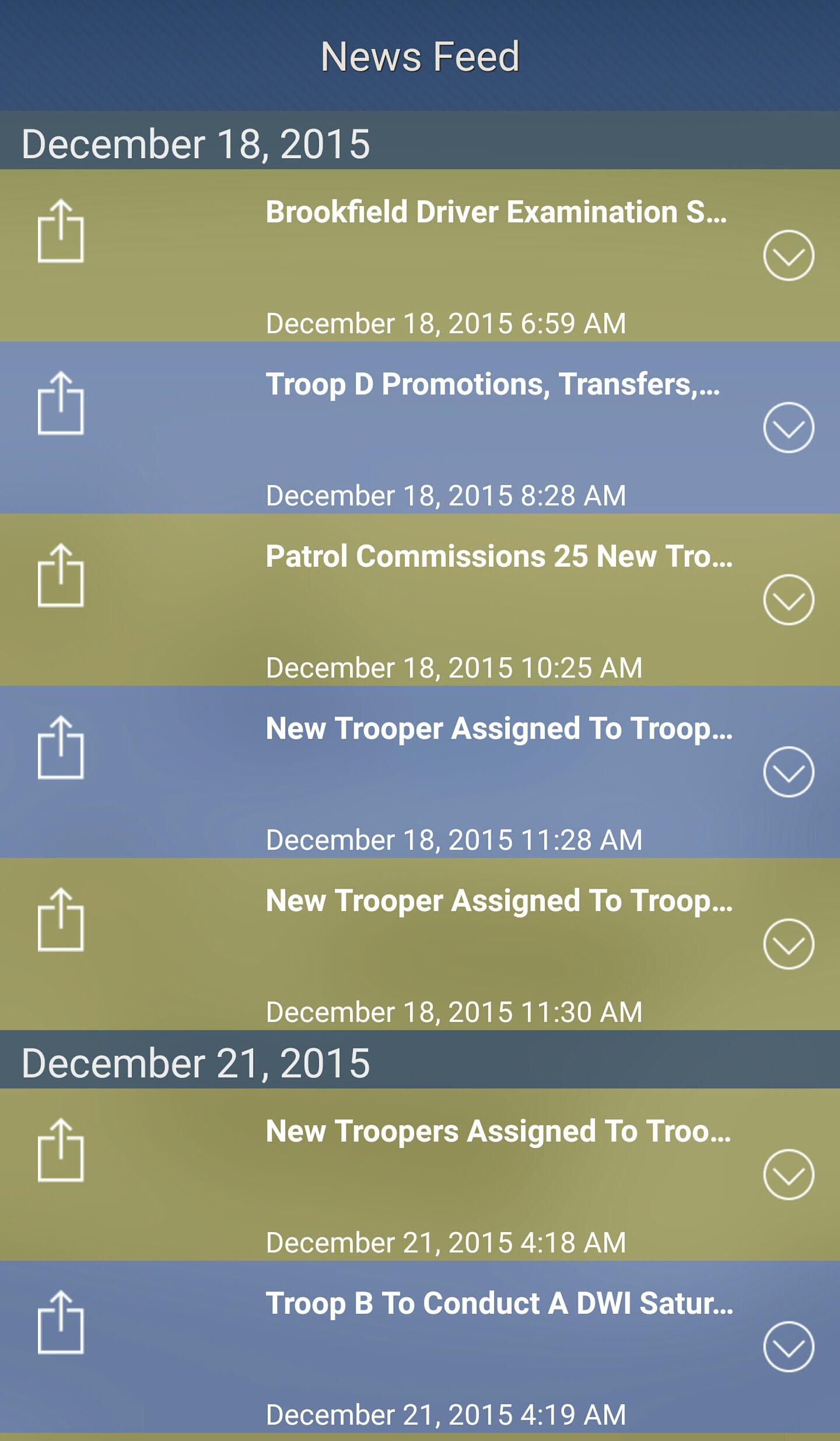 Android application Missouri State Highway Patrol screenshort