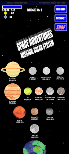Space Adventures Screen 2