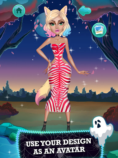 Halloween Makeup DressUp Games एंड्रॉइड গেম স্ক্রিনশট 6