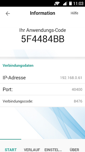 PAS Dial Screen 2