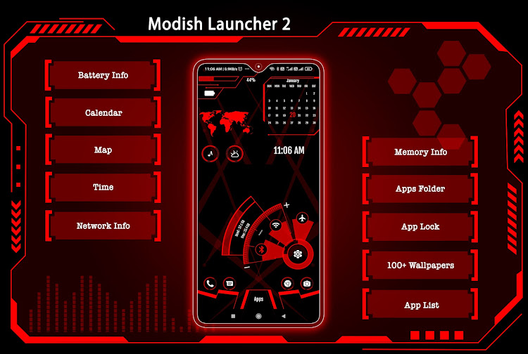Modish Launcher 2 - App lock - 15.0 - (Android)