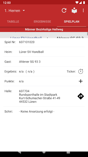 Lüner SV Handball Screen 3