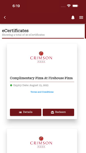 Crimson Posh Screen 2