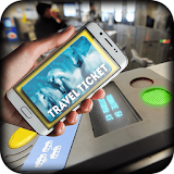 Travel ticket simulator icon