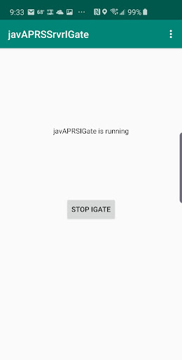 javAPRSSrvr IGate Screen 3