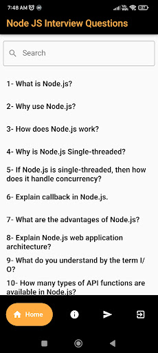 Node JS Interview Question Screen 2