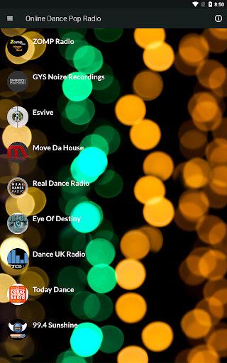 Android application Online Dance Pop Radio - Live! screenshort