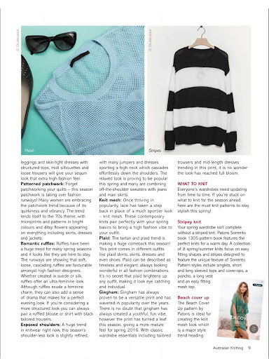Australian Knitting Magazine Screen 3