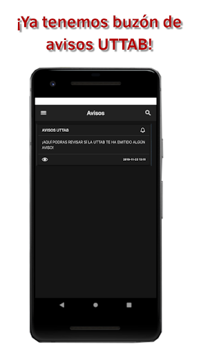 UTTAB APP Screen 2