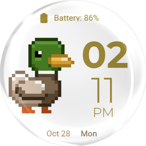 Motivational Duck Watch Face Download on Windows