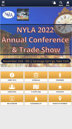 Android application NYLA Conferences screenshort