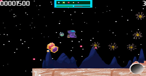 Android application Bionic Spaceman screenshort