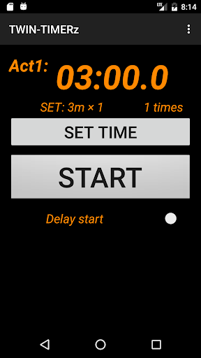 Android application Countdown Timer　TWIN-TIMERz screenshort