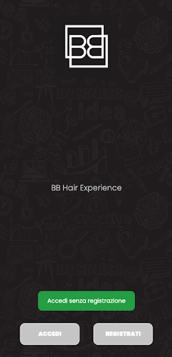 Android application BB Hair Experience screenshort