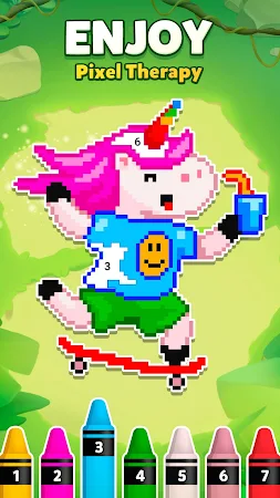 Game screenshot UNICORN 2: color my dreams hack