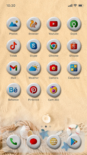 Wow Stone Theme - Icon Pack Screen 2
