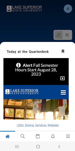 My.LSSU Screen 2