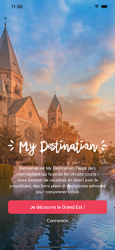 Android application MyDestination screenshort