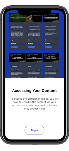 Android application MyLETraining screenshort