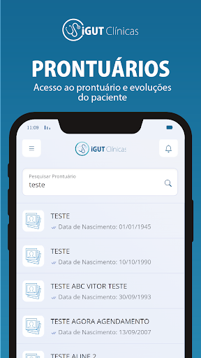 iGUT Clínicas Screen 2