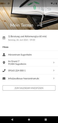 myViO Screen 3