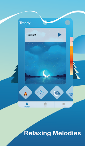 Android application Calm Melodies : Sleep Sounds, screenshort
