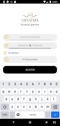 Android application Ornatrix partner screenshort