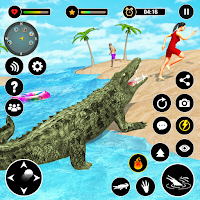 Сердитый крокодил тренажер: крокодил атака