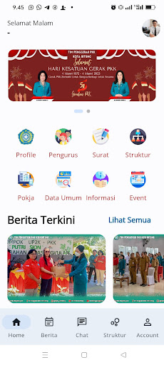 Android application PKK BITUNG DIGITAL screenshort