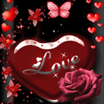 Cover Image of डाउनलोड Love Heart Red Live Wallpaper 4.1 APK