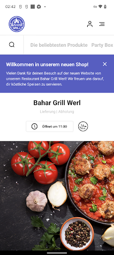 Android application Bahar Grill Werl screenshort