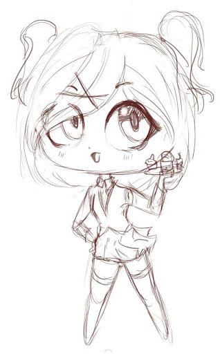 How to draw gacha life