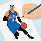 Draw Basketball 3D icon