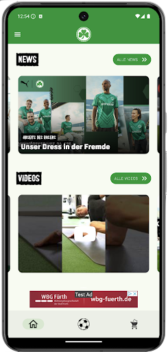 Kleeblatt-App Screen 2