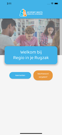 Android application Regio in je Rugzak screenshort