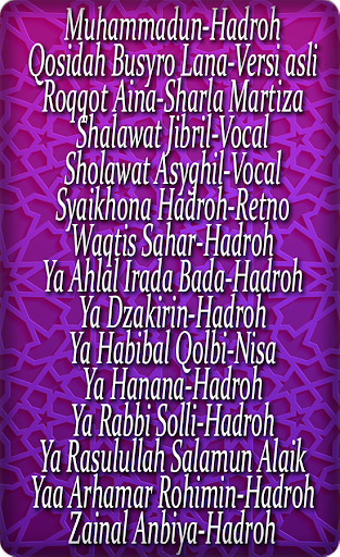Lirik lagu sholawat allah allah aghisna