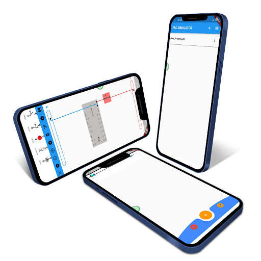 Android application PLC SIMULATOR screenshort