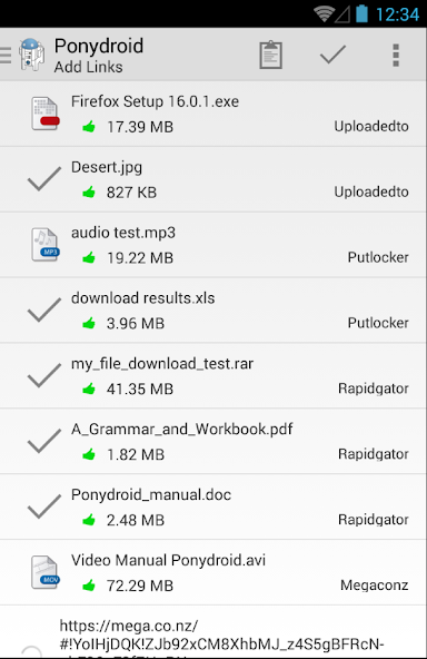 Ponydroid Download Manager banner
