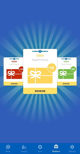 TopUP Rewardz 10 Sign Up Bonus